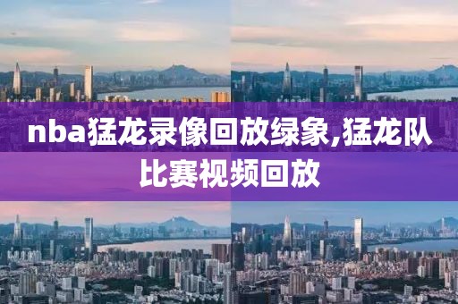 nba猛龙录像回放绿象,猛龙队比赛视频回放