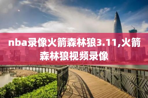 nba录像火箭森林狼3.11,火箭森林狼视频录像