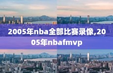2005年nba全部比赛录像,2005年nbafmvp