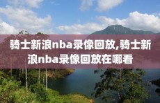 骑士新浪nba录像回放,骑士新浪nba录像回放在哪看
